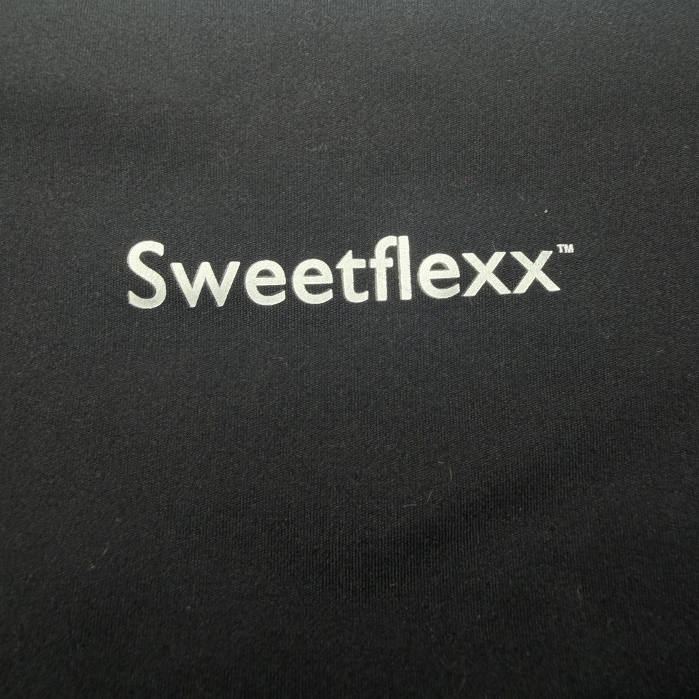 SweetFlexx Women's Capri Resistance Leggings No Pocket Size 18 Black High Waist - Picture 3 of 9